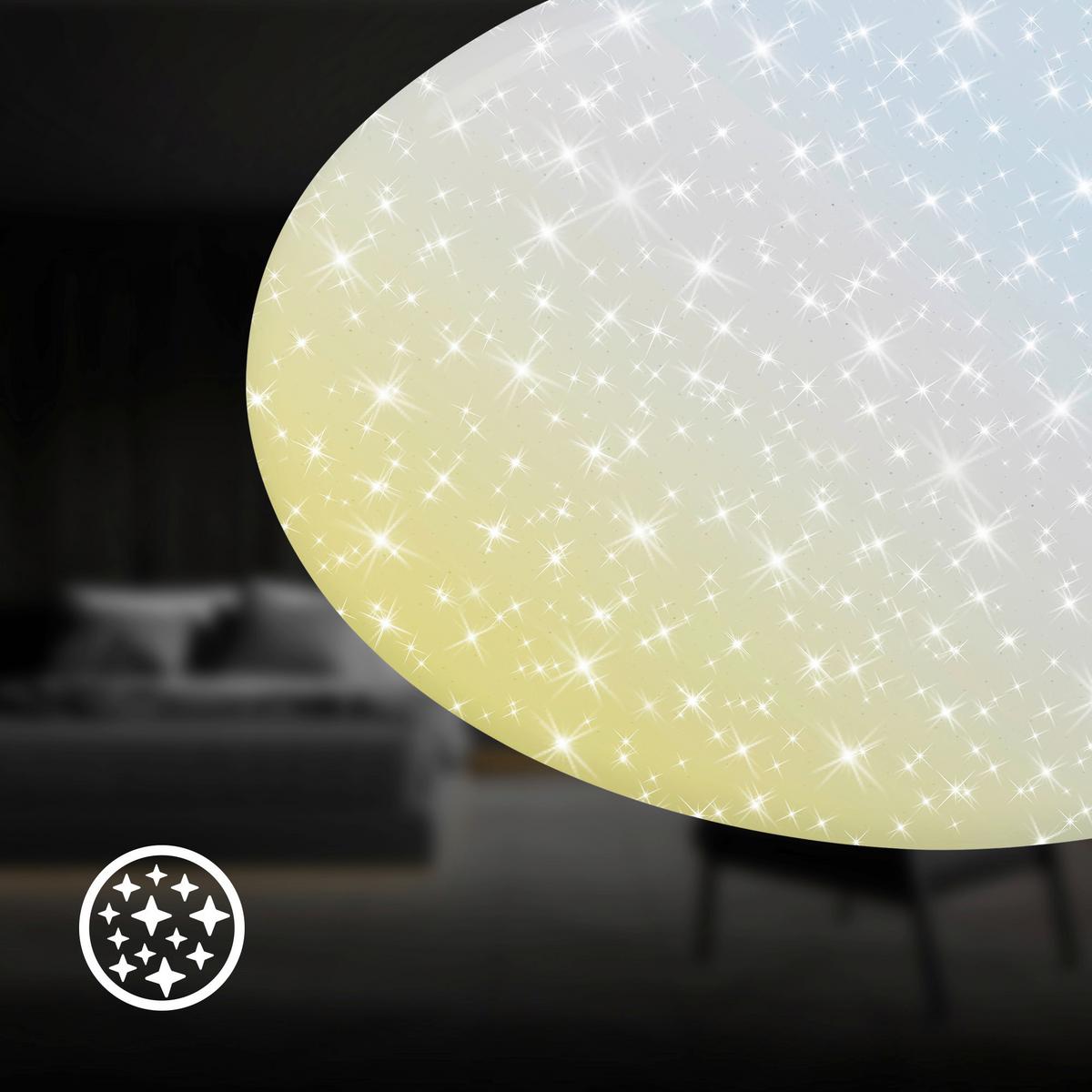 LAMPA SUFITOWA LED 3874016 VERB - biały, Basics, tworzywo sztuczne/metal (56/8.5cm)