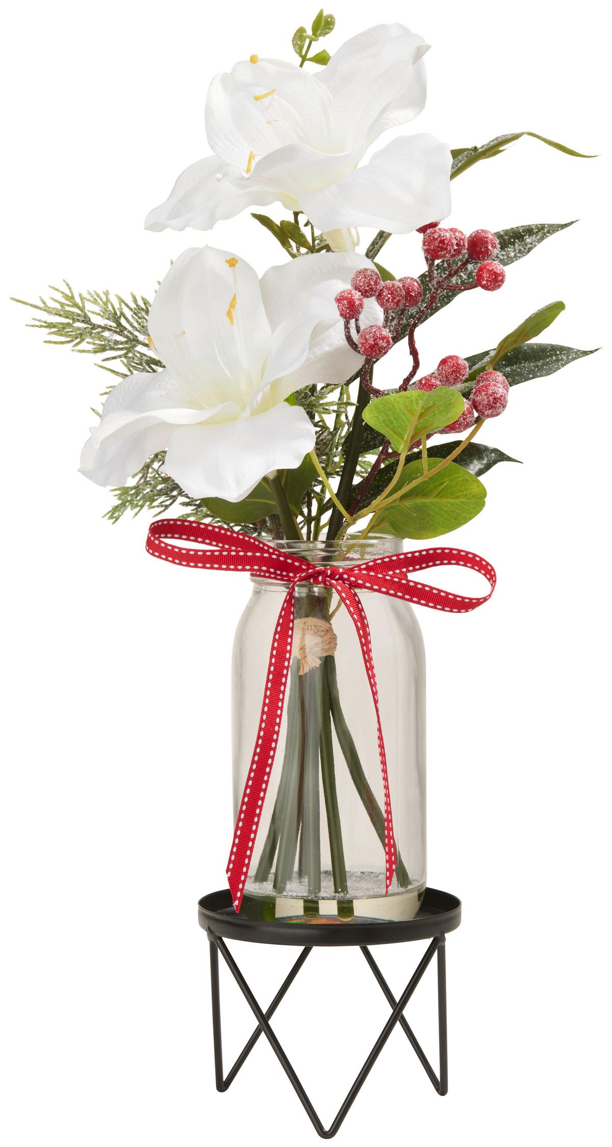 Gyertyatartó Tál Leni - fekete, fém (12/10cm) - Mömax