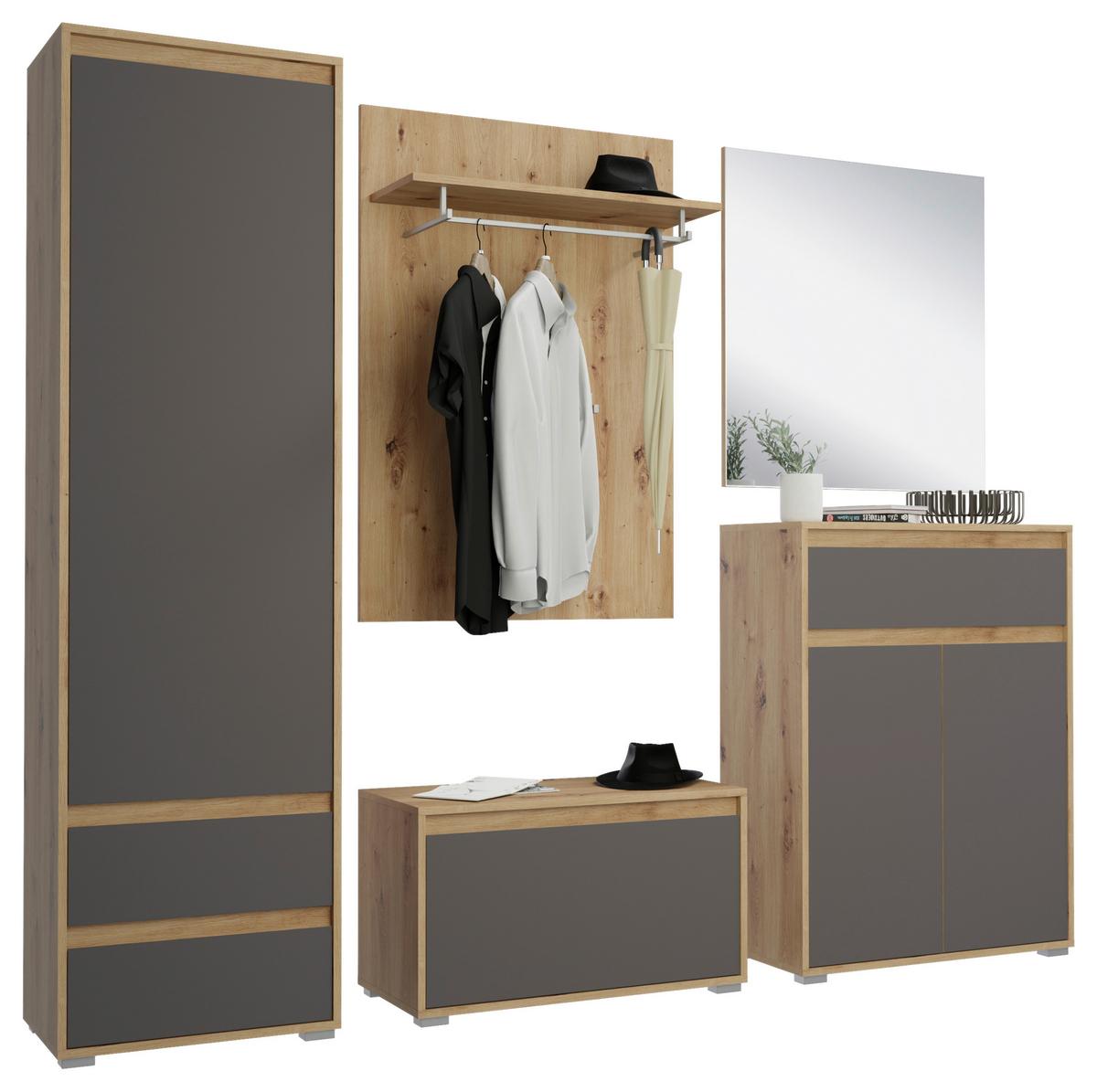 Wandspiegel Torino ca. 76x80 cm - MODERN, Glas/Holzwerkstoff (76/80/2cm) - MID.YOU
