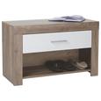 Klop S Predalom Malta - črna/bela, Moderno, umetna masa (80/49/36cm) - Mömax modern living Klop S Predalom Malta - črna/bela, Moderno, umetna masa (80/49/36cm) - Mömax modern living