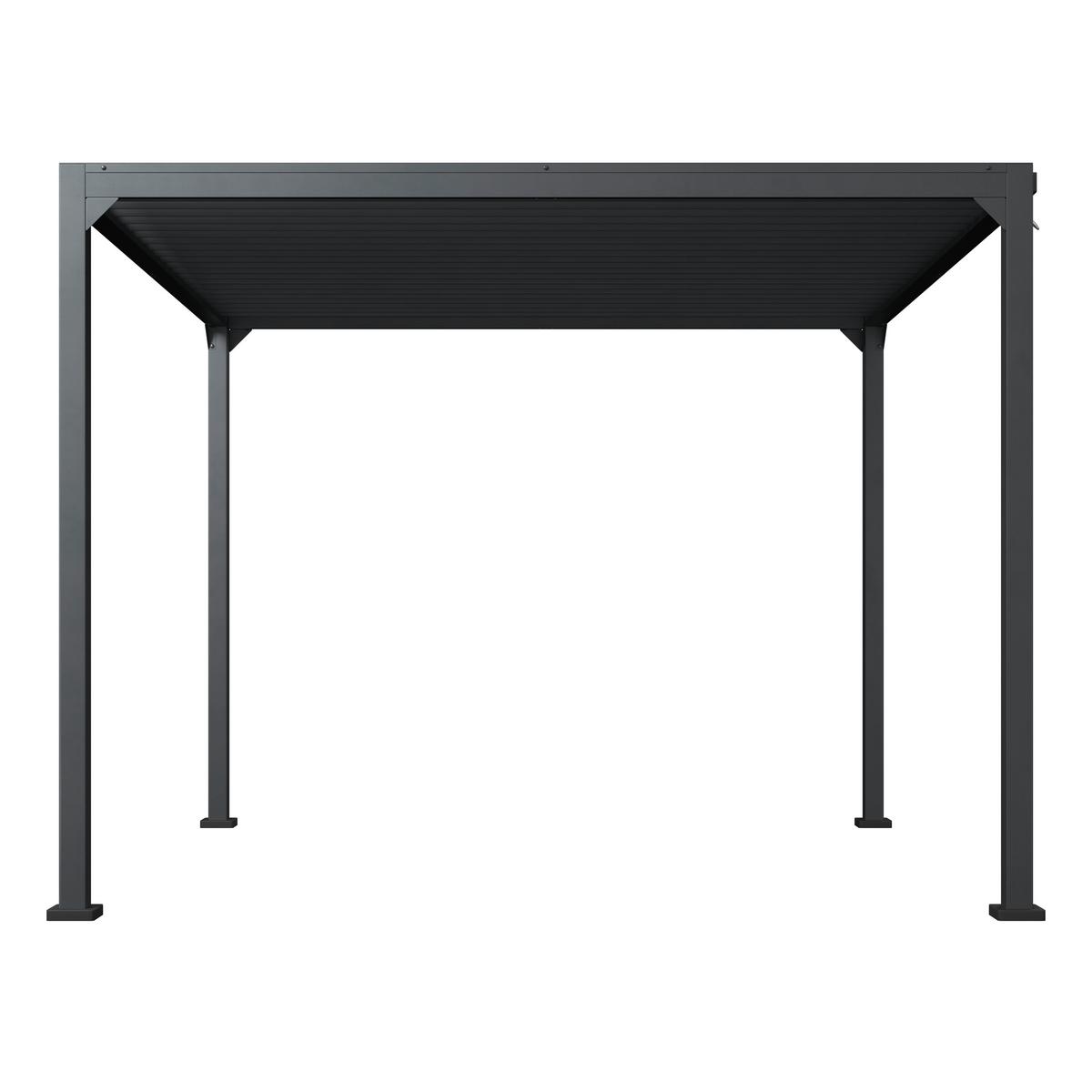 Pavilon Sunny - antracit, Modern, fém (300/300/277cm) - Mömax