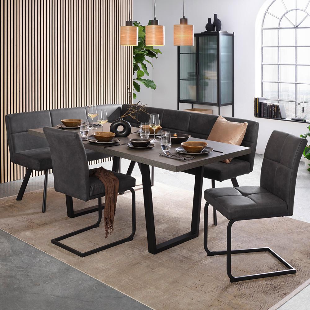 SVIKTSTOL COOPER - grå/svart, Modern, metall/textil (45/93/60cm) - Mömax