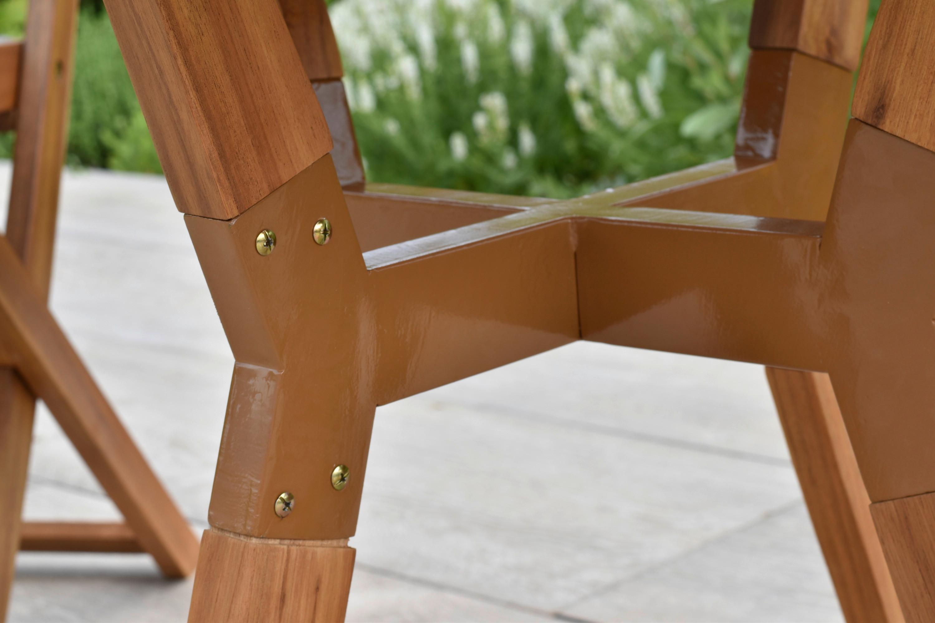 BALKONTISCH BISTRO TISCH - Naturfarben, MODERN, Holz (70/70/65cm) - Gardenson