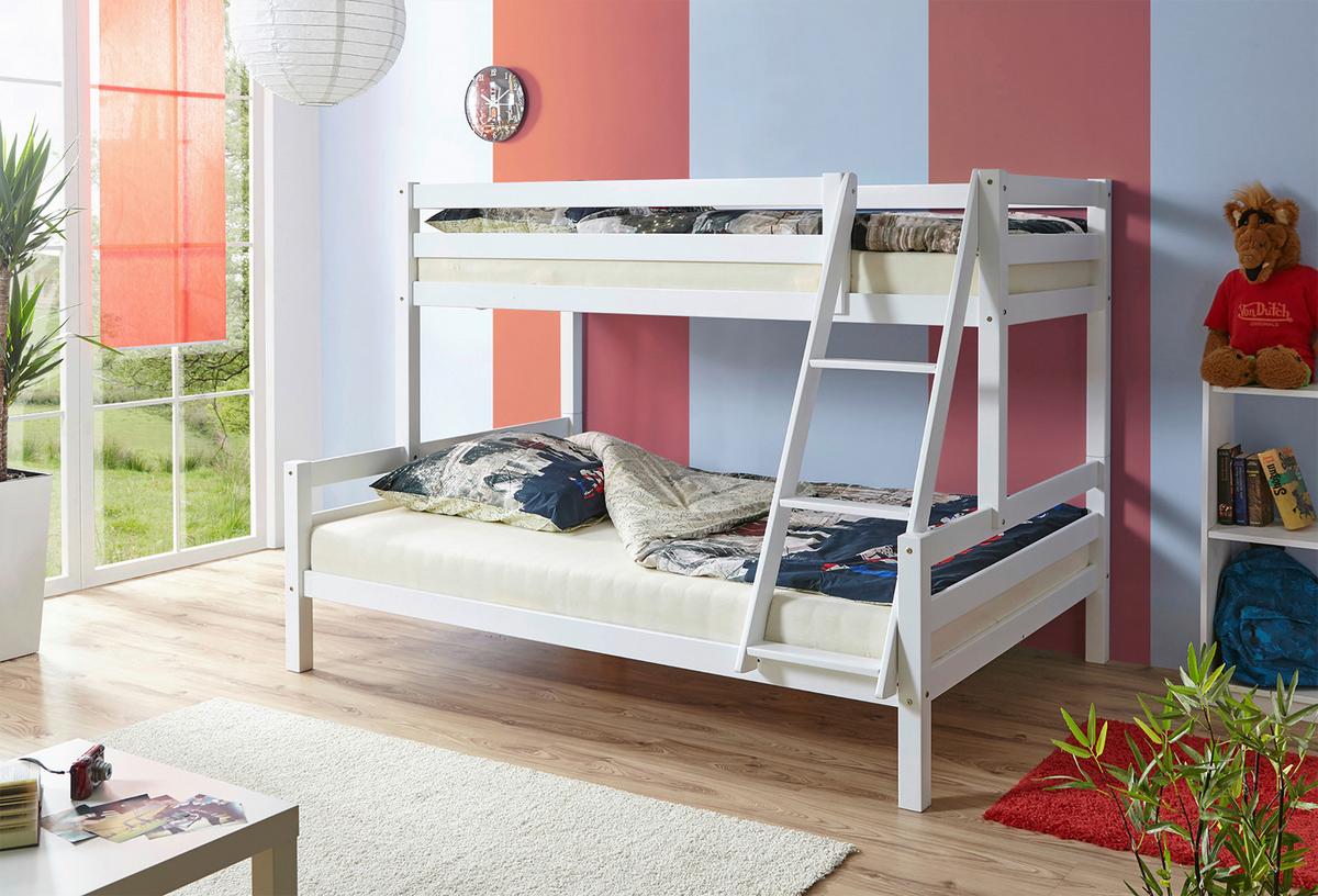 Pograd Maxim, Bela, Masivno - bela, Moderno, les (140/200cm) - MID.YOU