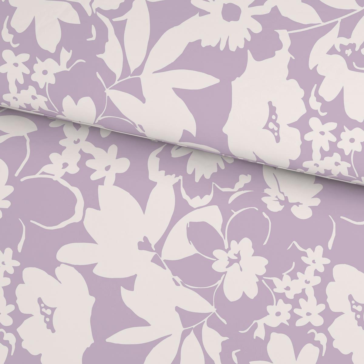 BETTWÄSCHESET FLORAL - Flieder, Textil (160/210cm) - Mömax