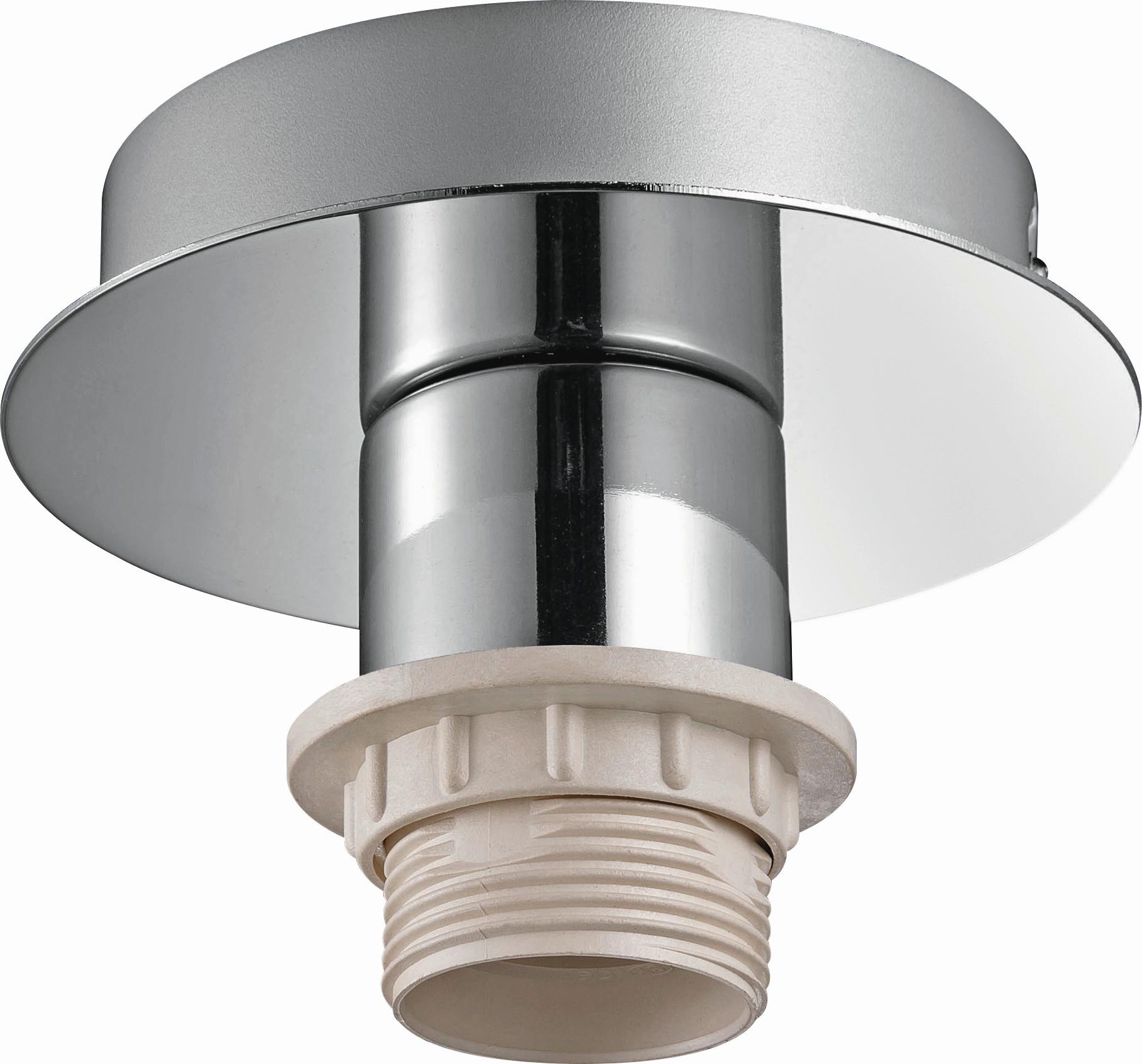 plafonnier Lara max. 60 Watt - couleur argentée, métal (16/18cm) - Modern Living