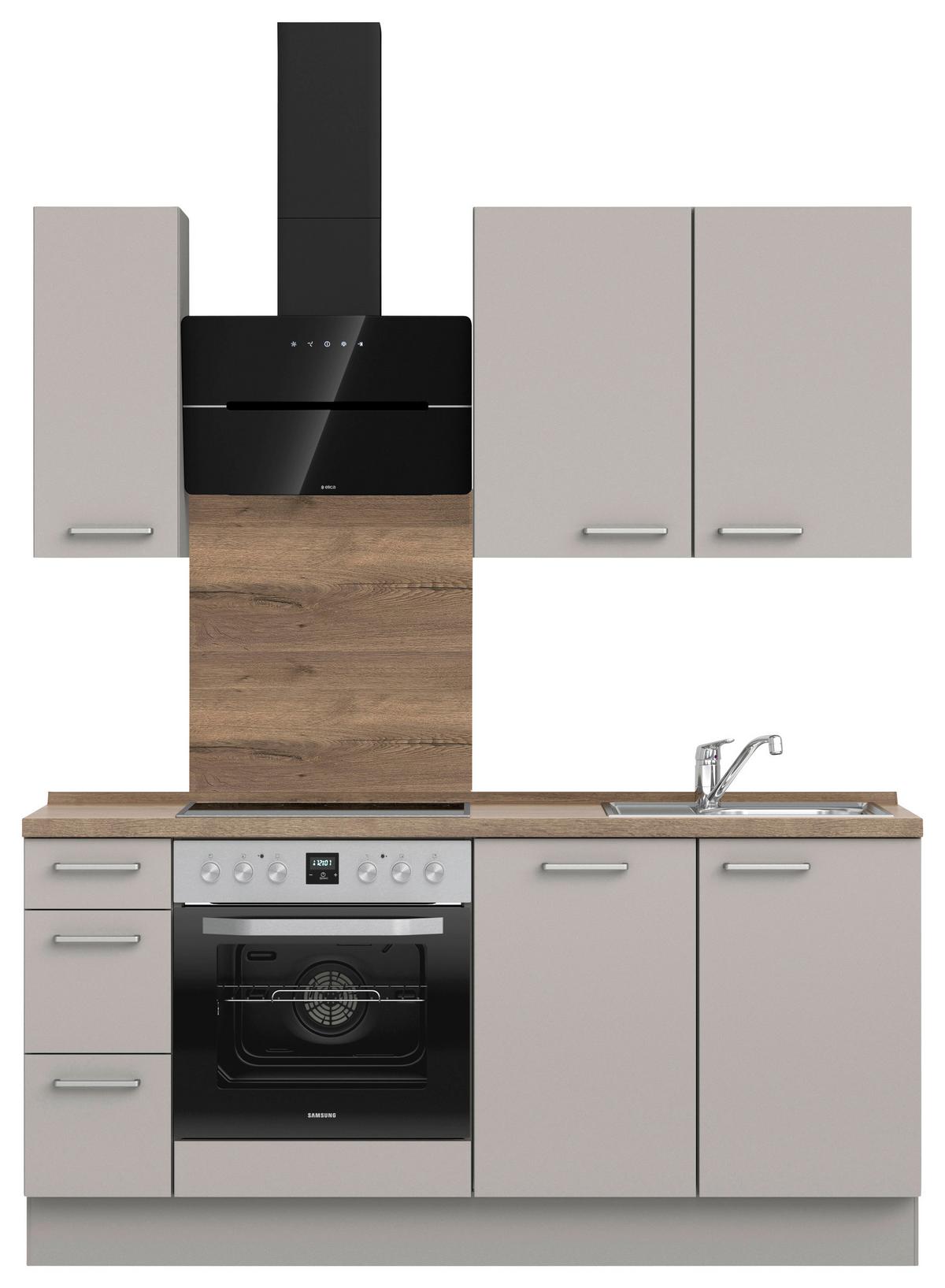 Küchenrückwand NV70 Eiche dunkel - Eiche dunkel, MODERN, Holzwerkstoff (60/70/1,6cm) - Nobilia