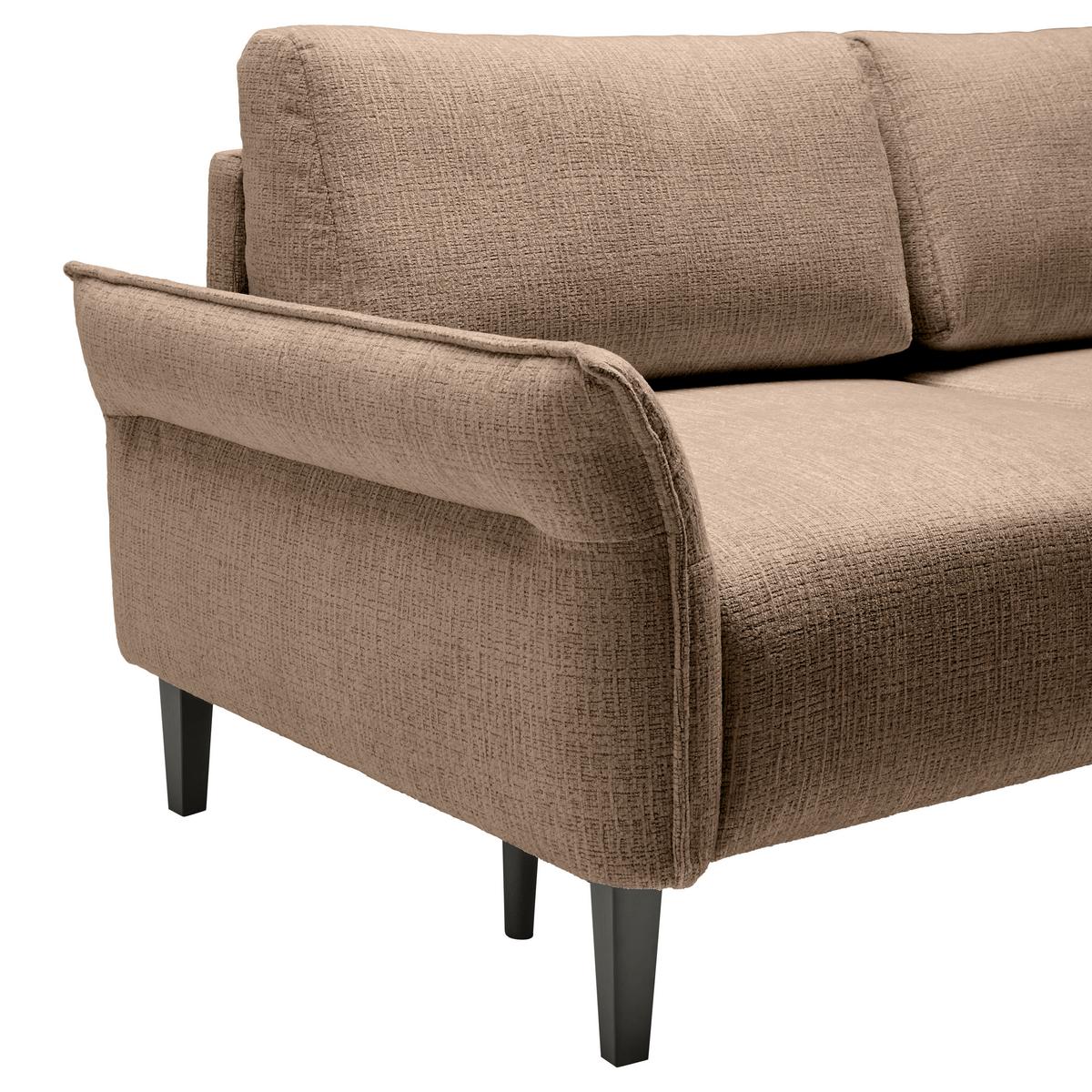 CANAPEA CU 3 LOCURI CUSTOM - maro/crem, Modern, textil (183/85/92cm) - Mömax