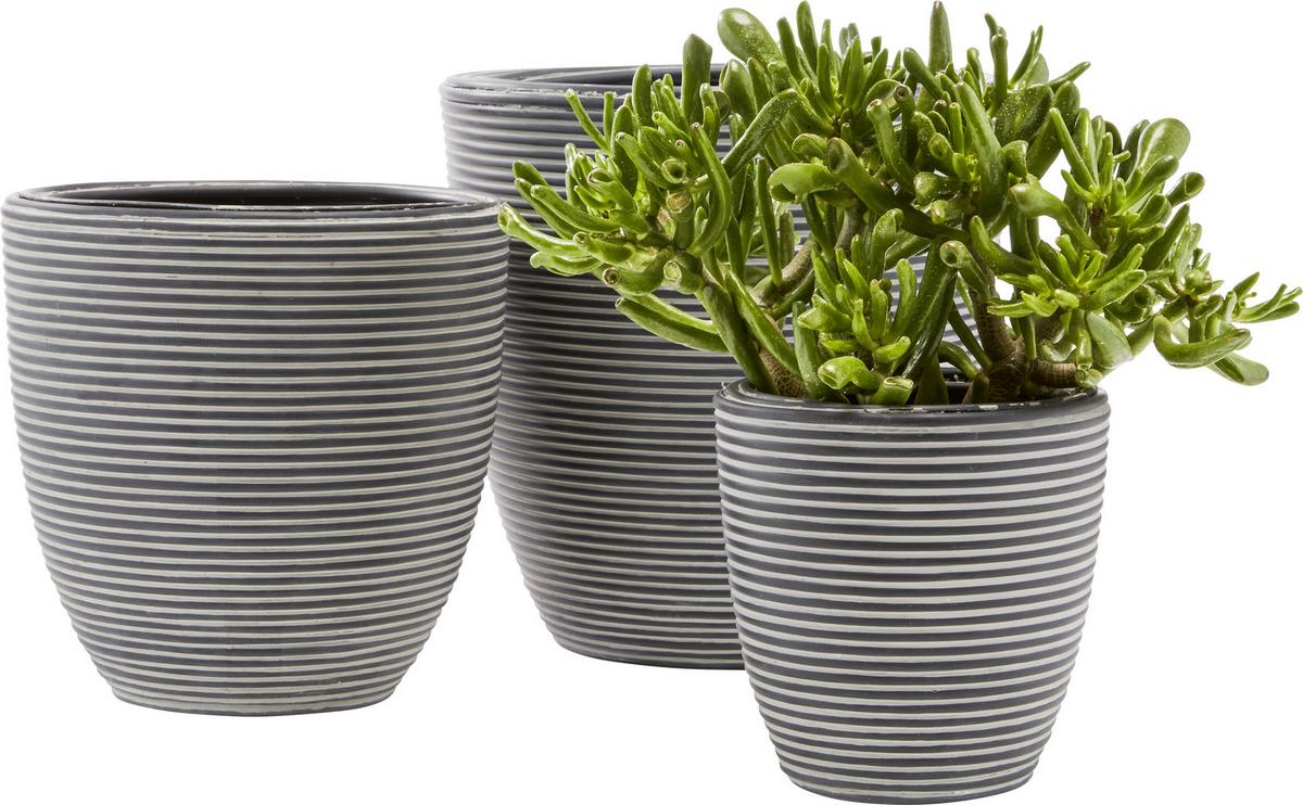 Kaspó Marlene-S - fekete, Lifestyle, műanyag (15/15cm) - Mömax