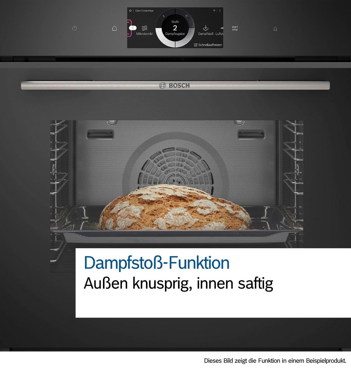 Kompaktbackofen CSG936AB1 schwarz - (59,4/45,5/54,8cm) - Bosch