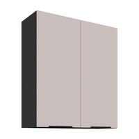 Corp superior de bucatarie ARONA - bej/negru, Modern, material pe bază de lemn (80/90/31cm)