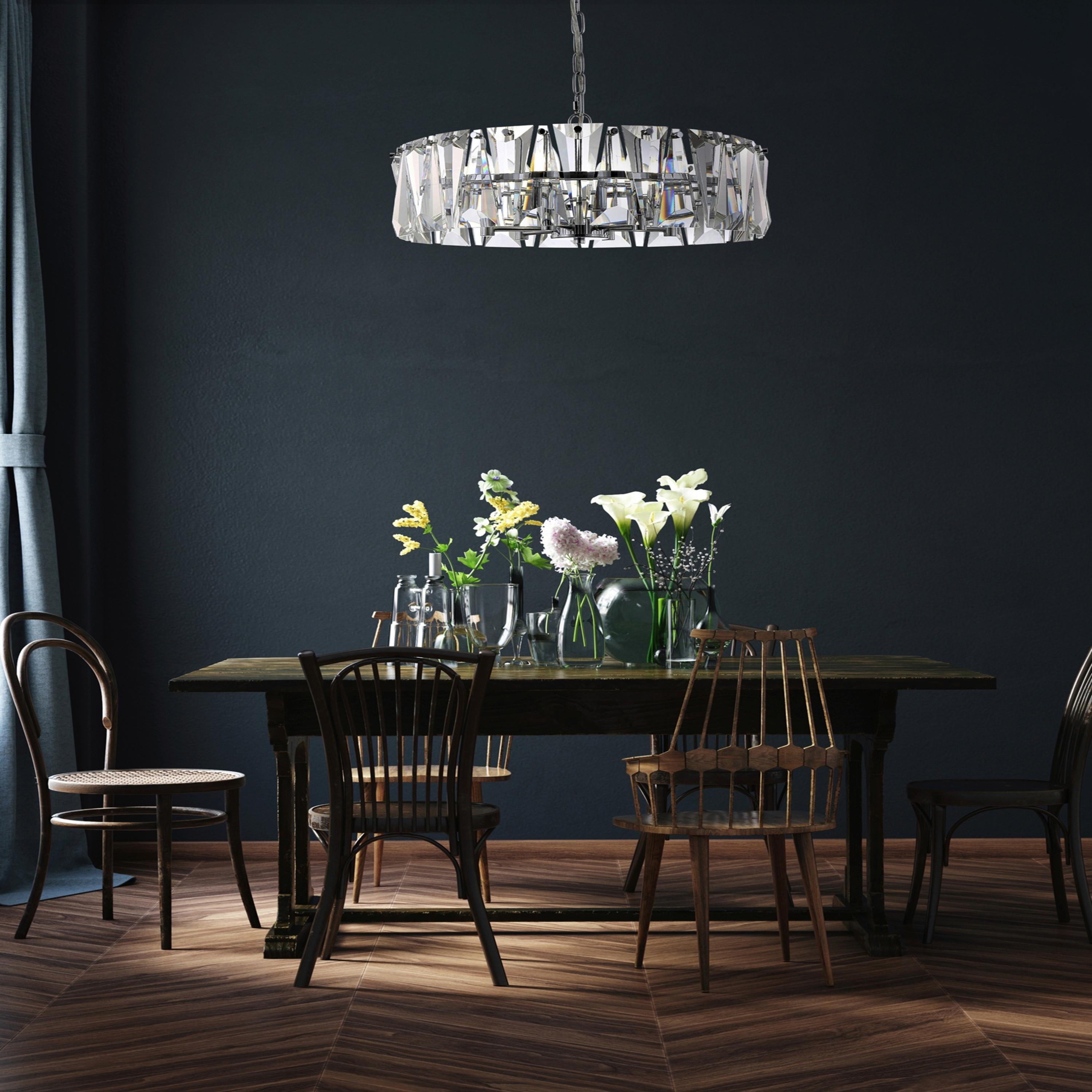 Pendelleuchte Puntes Chromfarben max. 60 Watt - Chromfarben, Basics, Glas/Metall (51,7/23,8/51,7cm) - MAYTONI