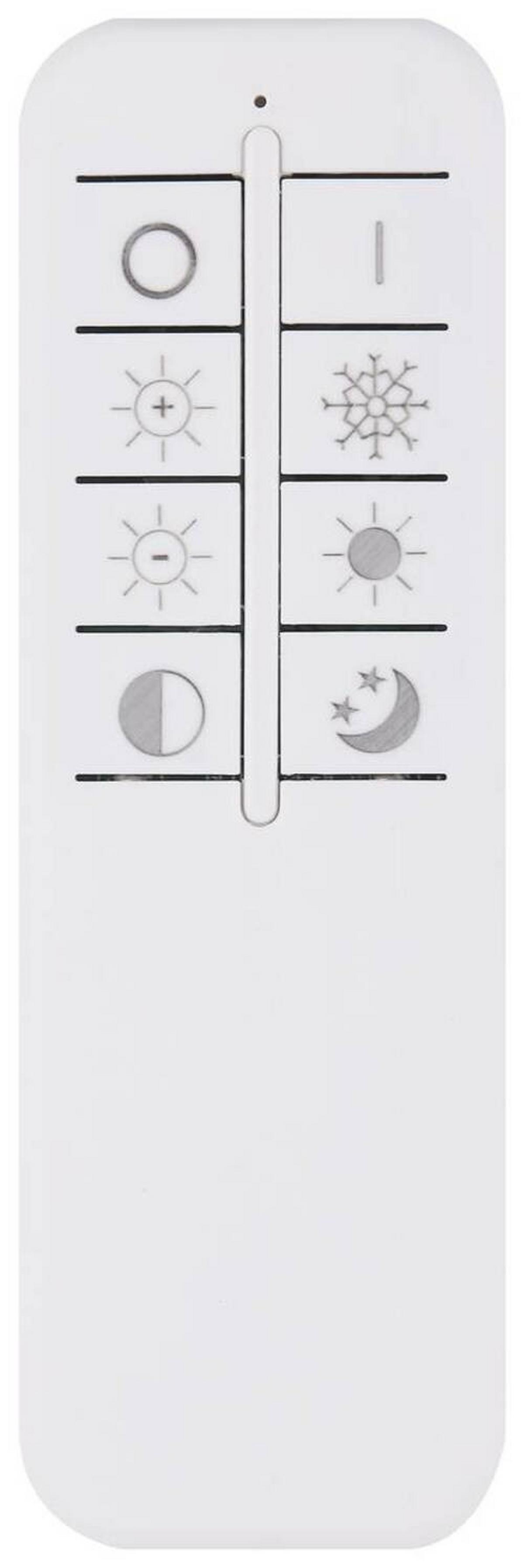 Viseča Led-svetilka Tabano, S Sijalko - opal/antracit, Basics, kovina/umetna masa (50/120cm) - Globo