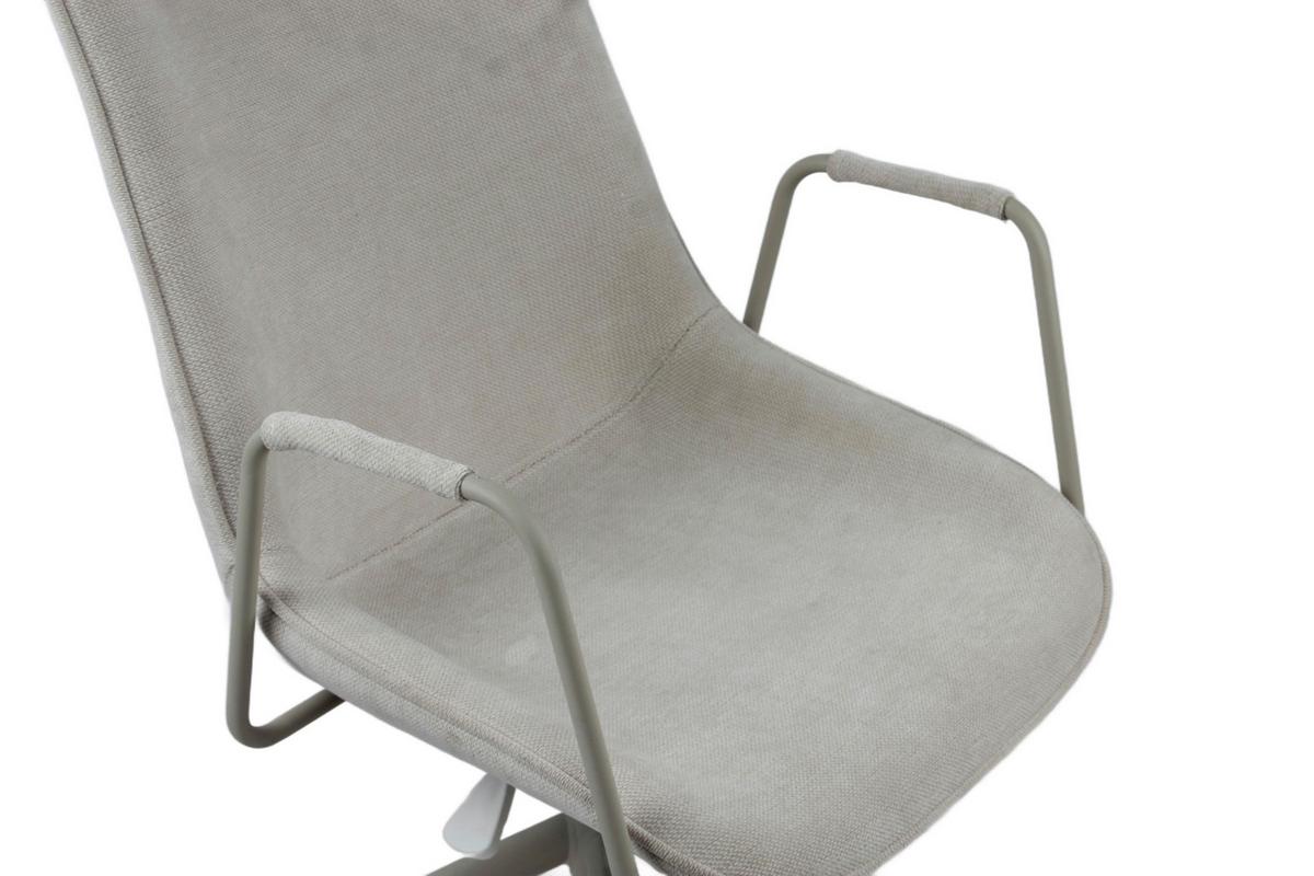 Drehstuhl Louis Beige - Beige, MODERN, Kunststoff/Textil (57/90-100/63cm) - Mömax