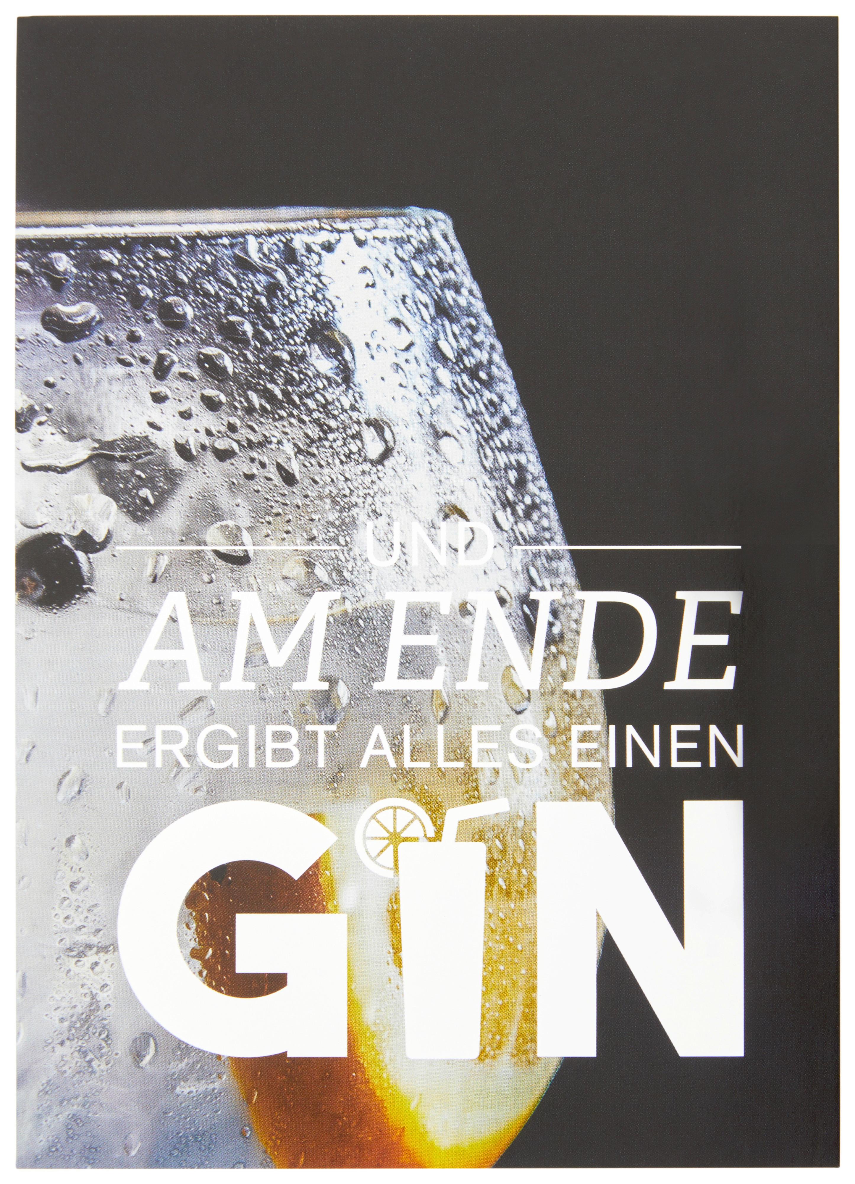 Postkarte Statements in Schwarz - Multicolor, Papier (10,5/14,8cm) - VS Visual Statements