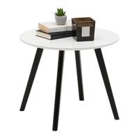 Beistelltisch Wave in Schwarz/Weiß - Schwarz/Weiß, MODERN, Holz/Holzwerkstoff (50/50/41,5cm) - Mömax