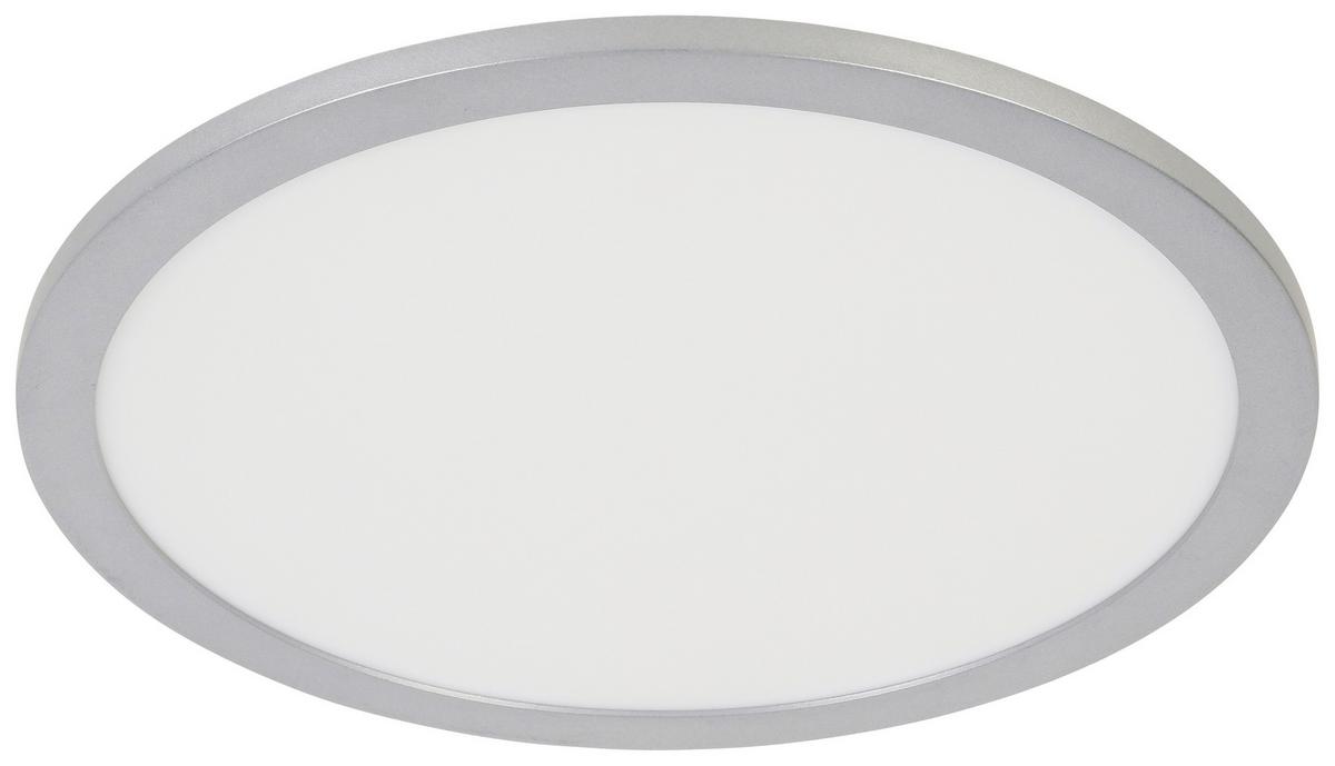 LED-Deckenleuchte Imo in Silberfarben max. 16 Watt - Silberfarben, Romantik / Landhaus, Kunststoff/Metall (30/5cm) - Modern Living