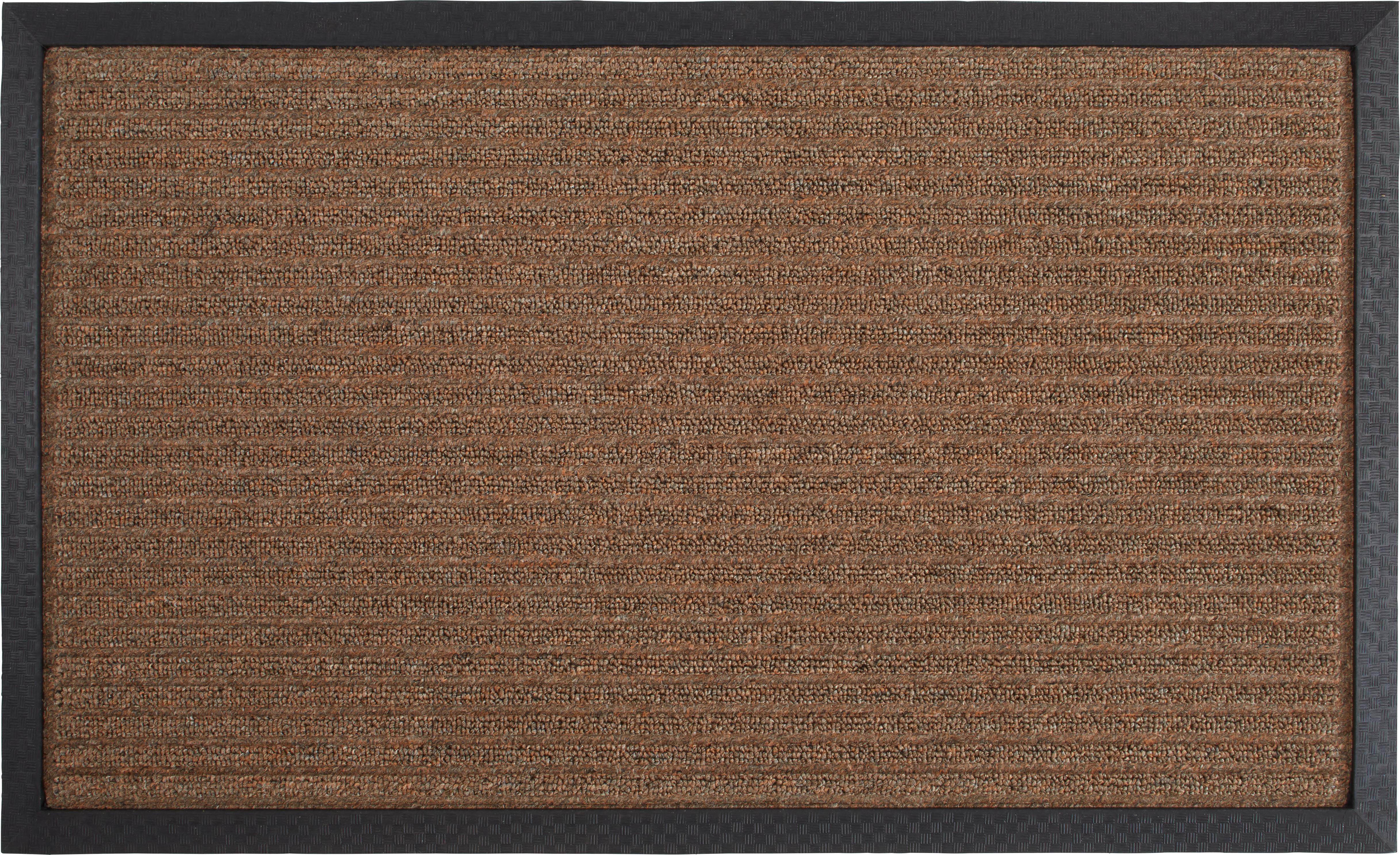Predpražnik Ingo 2 - črna/rjava, Moderno, umetna masa (40/60cm) - Mömax