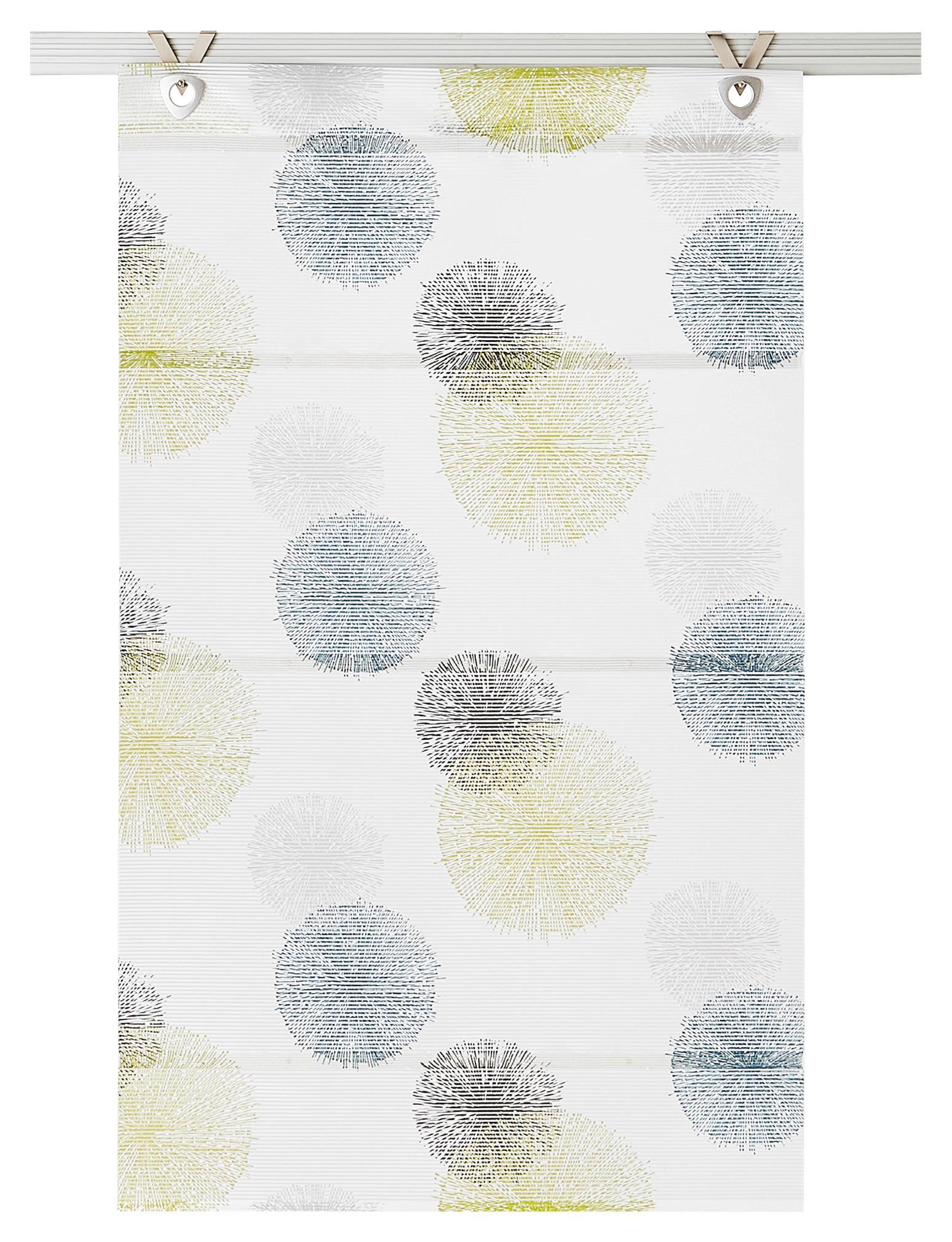 ROLETA BELIZE - zielony/niebieski, Basics, tkanina (80/210cm) - Novel