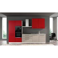 Kuhinjski Blok Line, Z Aparati, 330 Cm - siva/črna, Moderno, kovina/leseni material (330/60/216/240cm) - Mömax