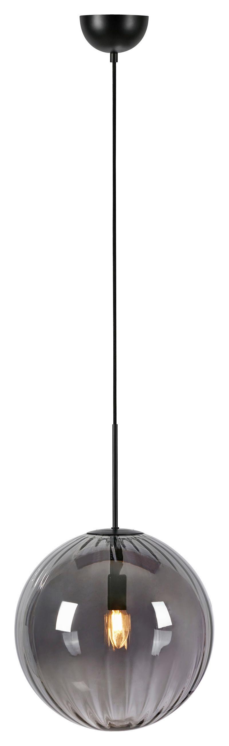 Pendelleuchte Fengari max. 40 Watt - Schwarz/Grau, Basics (35/35/53,5cm) - Markslöjd