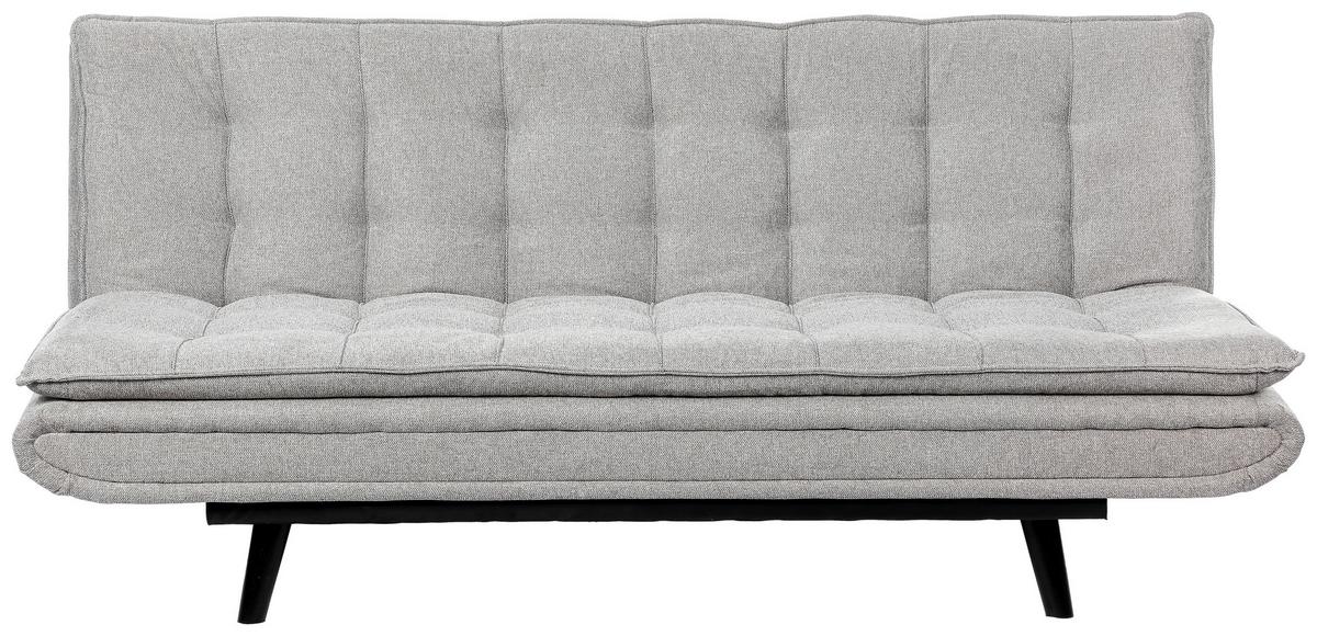 Schlafsofa Sun Grau - Schwarz/Grau, MODERN, Holz/Textil (190/83/93cm) - Mömax