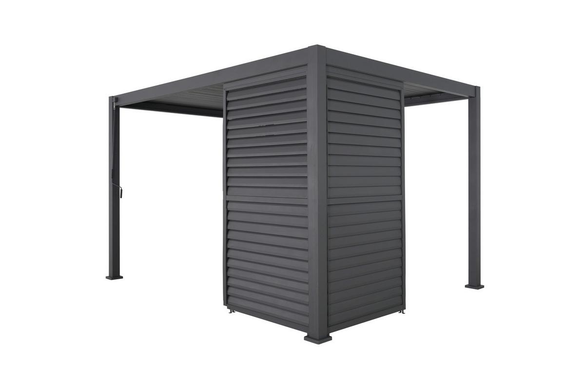 Stranski Del Za Pergolo Classic, Antracit, 113x240cm - antracit, Moderno, kovina (113/240/10cm) - Gardenson