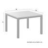 LOUNGEGRUPP ARIANNA - svart/cremefärgad, Modern, metall/textil (146/76/75cm) - Bessagi Garden