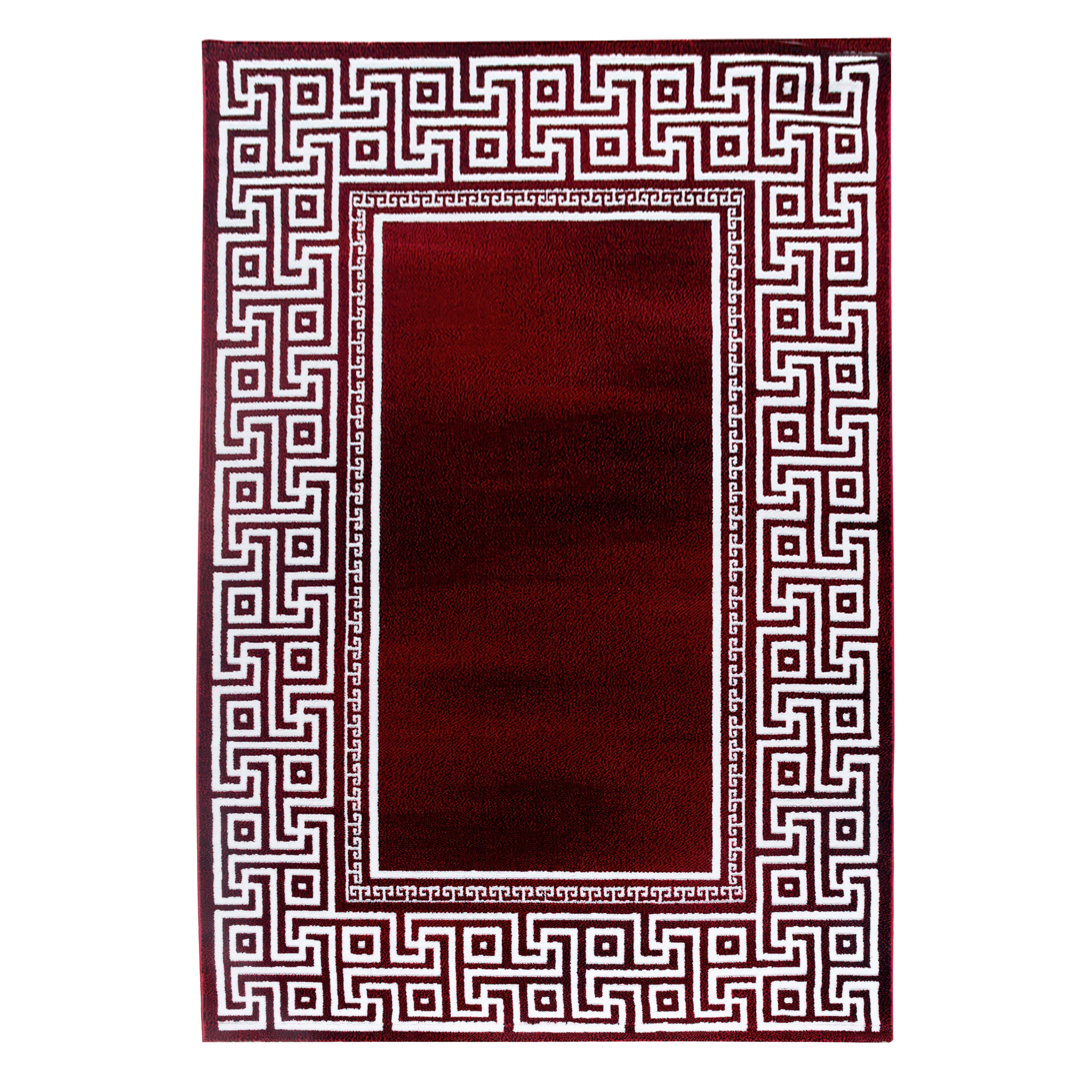 Flachwebeteppich Parma Rot ca. 240x340cm - Rot, Design, Textil (240/340cm) - Novel