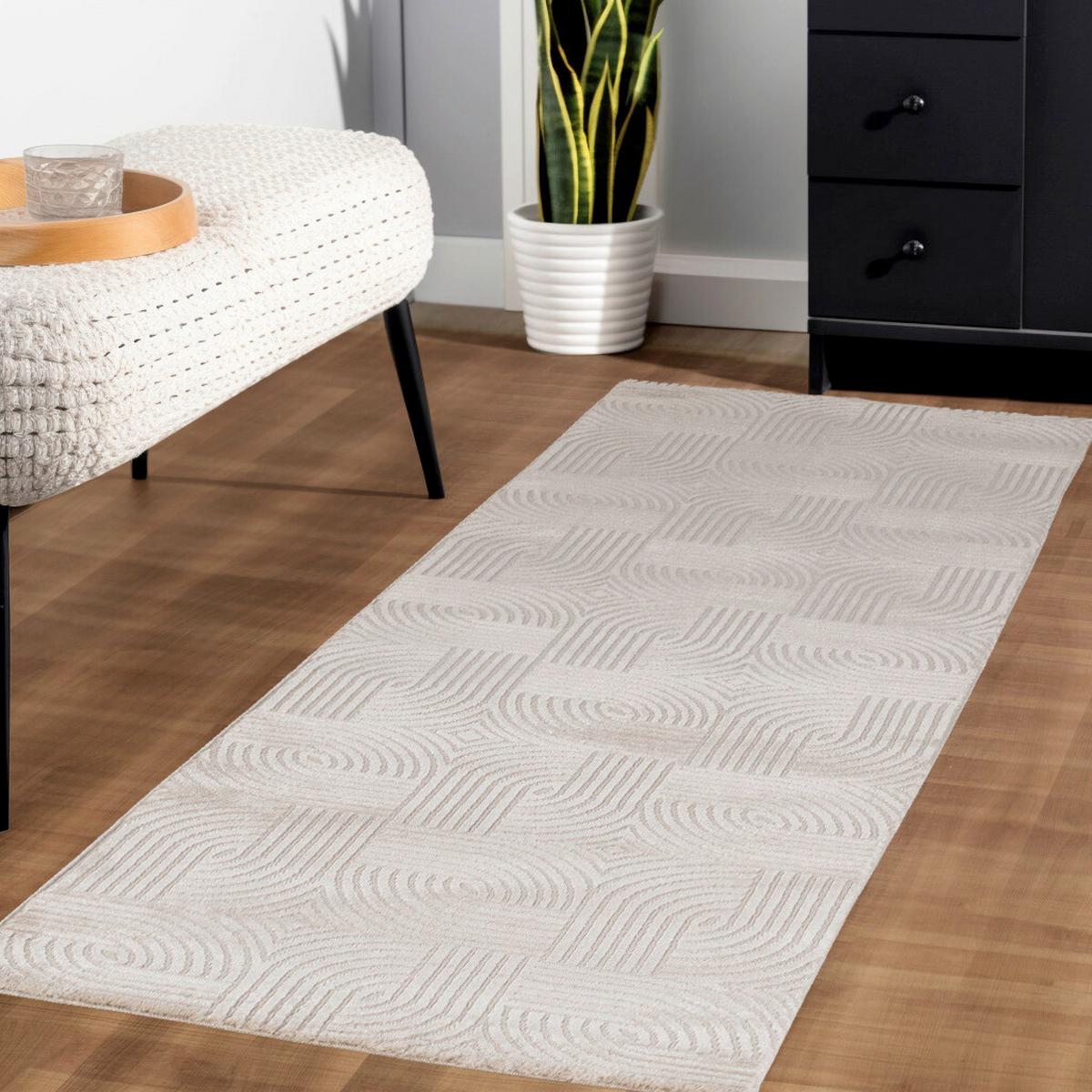 Tekač Sahara, Bež, 80x250cm - bež, Design, tekstil (80/250cm) - Novel