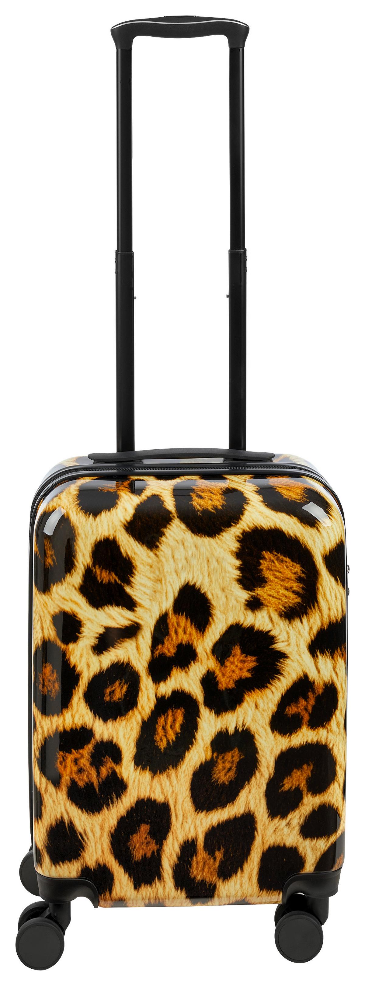 Reisekofferset Leo Leoprint, 3-teilig - Ecru, KONVENTIONELL, Kunststoff/Textil - Mömax