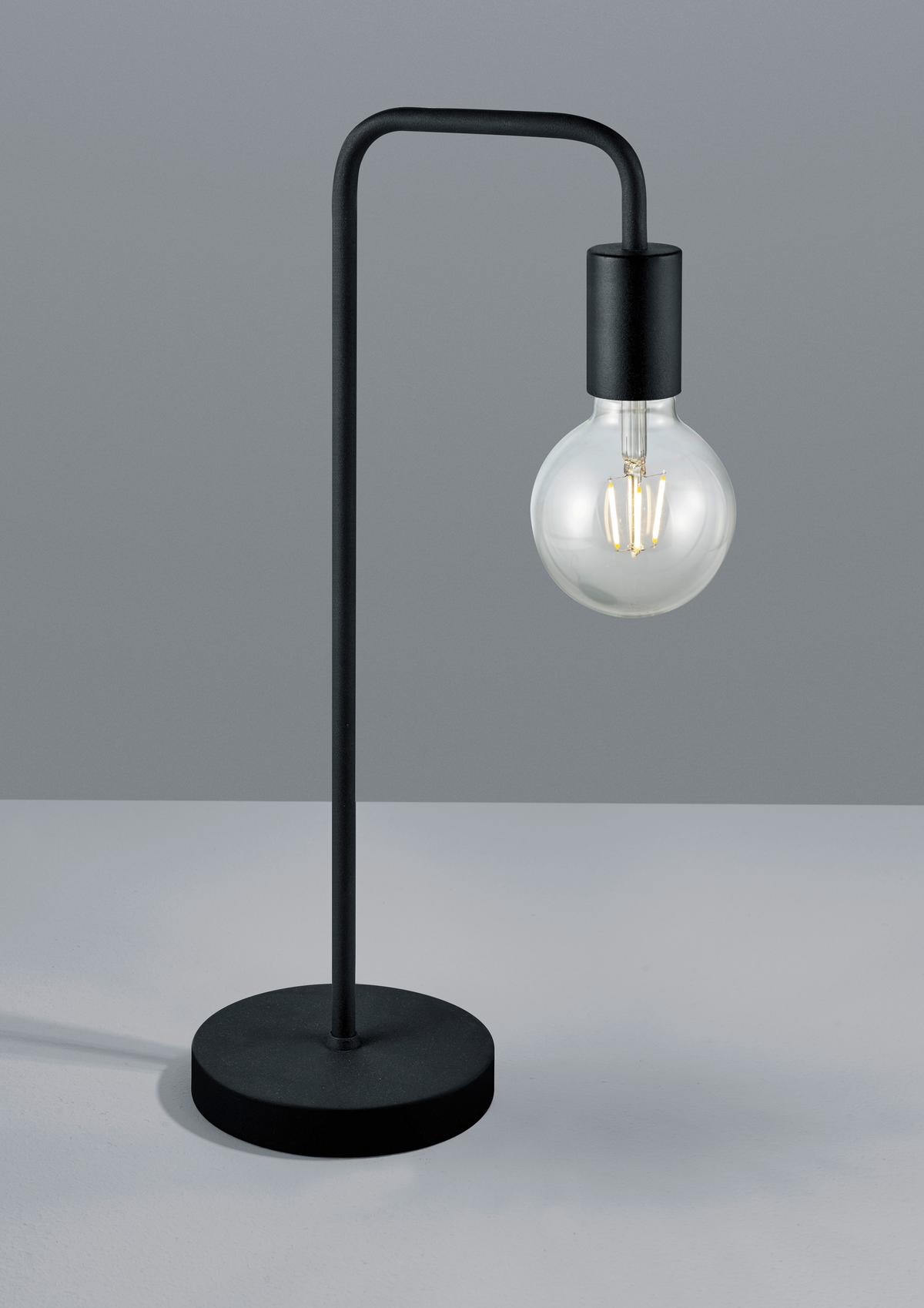 Tischleuchte Diallo in Schwarz max. 42 Watt - Schwarz, Basics, Metall (51/15/23,5cm) - Trio Leuchten