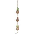 Pflanztopfhänger Sofia Naturfarben - Naturfarben, MODERN, Weitere Naturmaterialien (13,5/102/12cm)