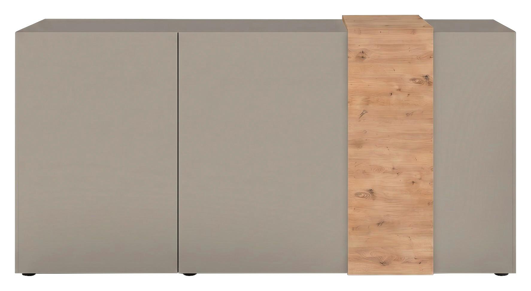 Komoda Amalfi 2 - kašmir/hrast artisan, Moderno, pločasti materijal (181/86/44cm) - Modern Living