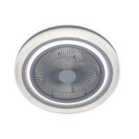 WENTYLATOR SUFITOWY SALERNO - biały/szary, Lifestyle, tworzywo sztuczne/metal (50/20cm) - Mican