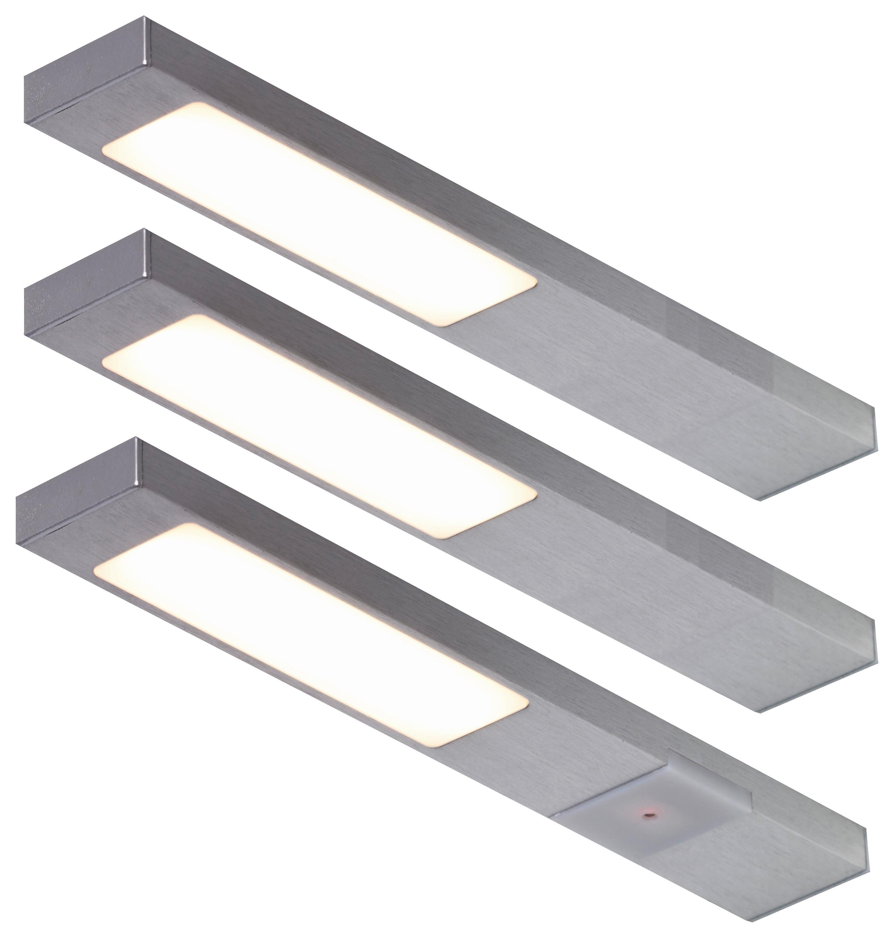 Unterbauleuchten-Set 422003 Edelstahlfarben - Edelstahlfarben (3/1/20cm) - Vogt