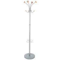 Garderobni Obešalnik Space, Srebrna - srebrne barve, Moderno, kamen/kovina (38/173/38cm) - MID.YOU