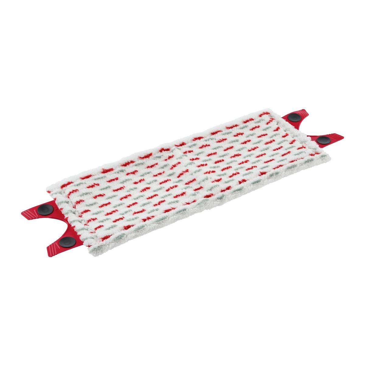 Wischbezug Ultramax Rot/Weiß - Rot/Weiß, KONVENTIONELL, Textil (14,1/25,8/2,5cm) - Vileda
