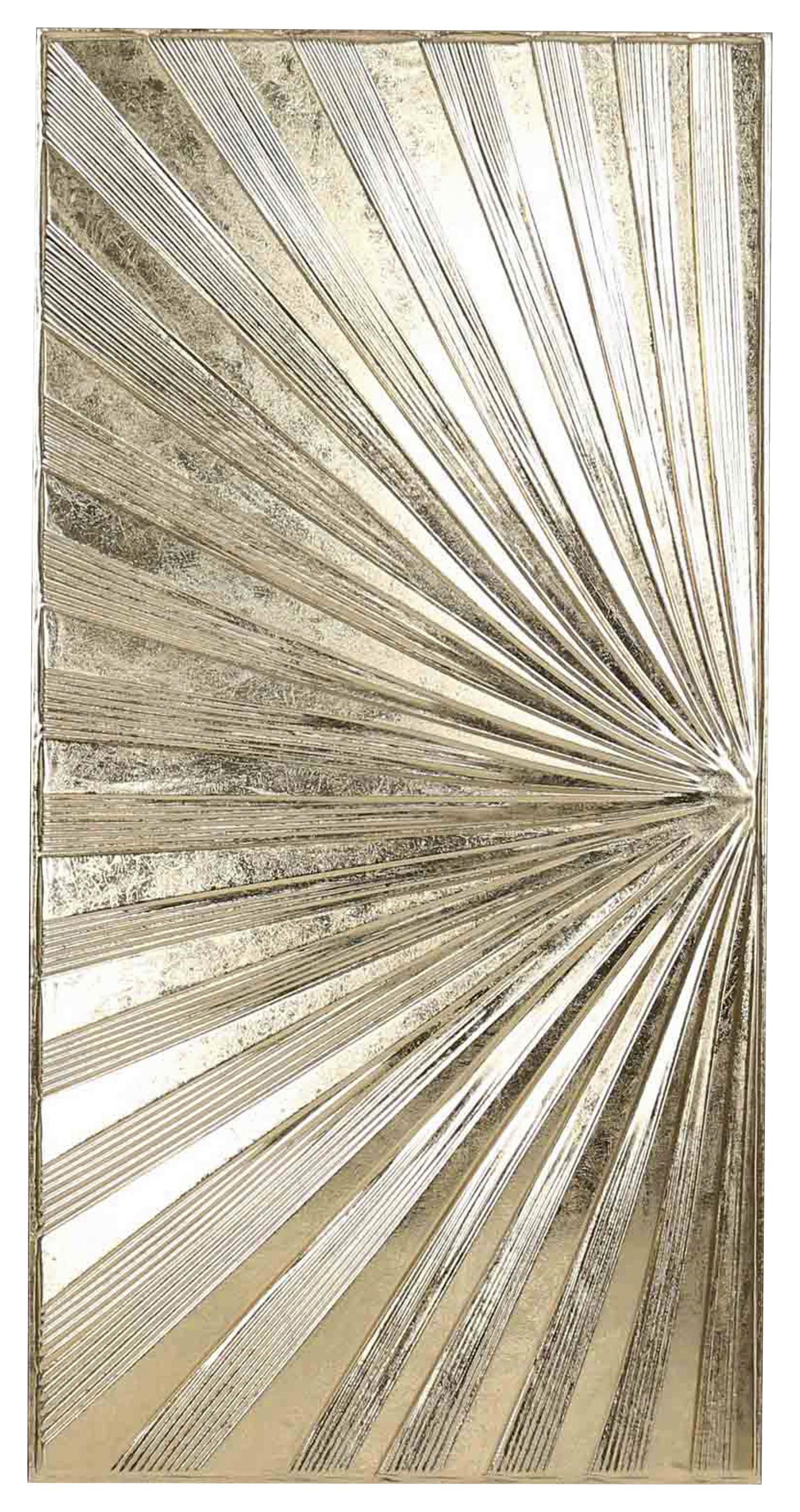 Zidna Dekoracija Ekon - zlatne boje, Romantično / ladanjski, metal (46/90/3cm) - Mömax