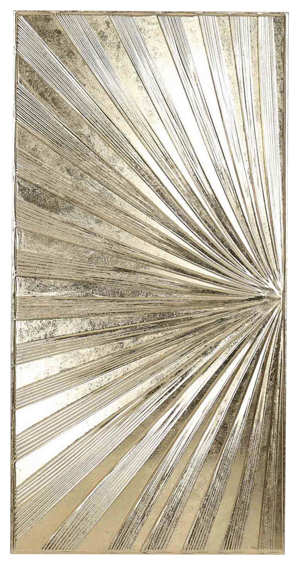 Zidna Dekoracija Ekon - zlatne boje, Romantično / ladanjski, metal (46/90/3cm) - Mömax