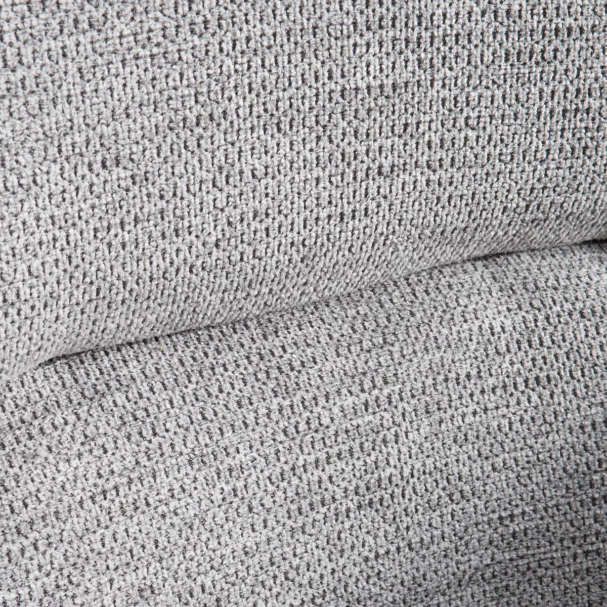 Armlehnstuhl Paolo Grau Webstoff Drehbar Gepolstert - Schwarz/Grau, MODERN, Holz/Textil (57/89/62cm) - Bessagi Home
