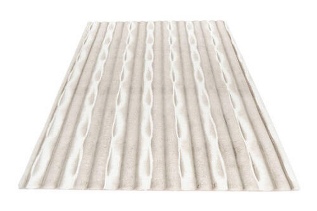 HOCHFLORTEPPICH MY WAVES 305 - Taupe, Basics, Textil (40/60cm)