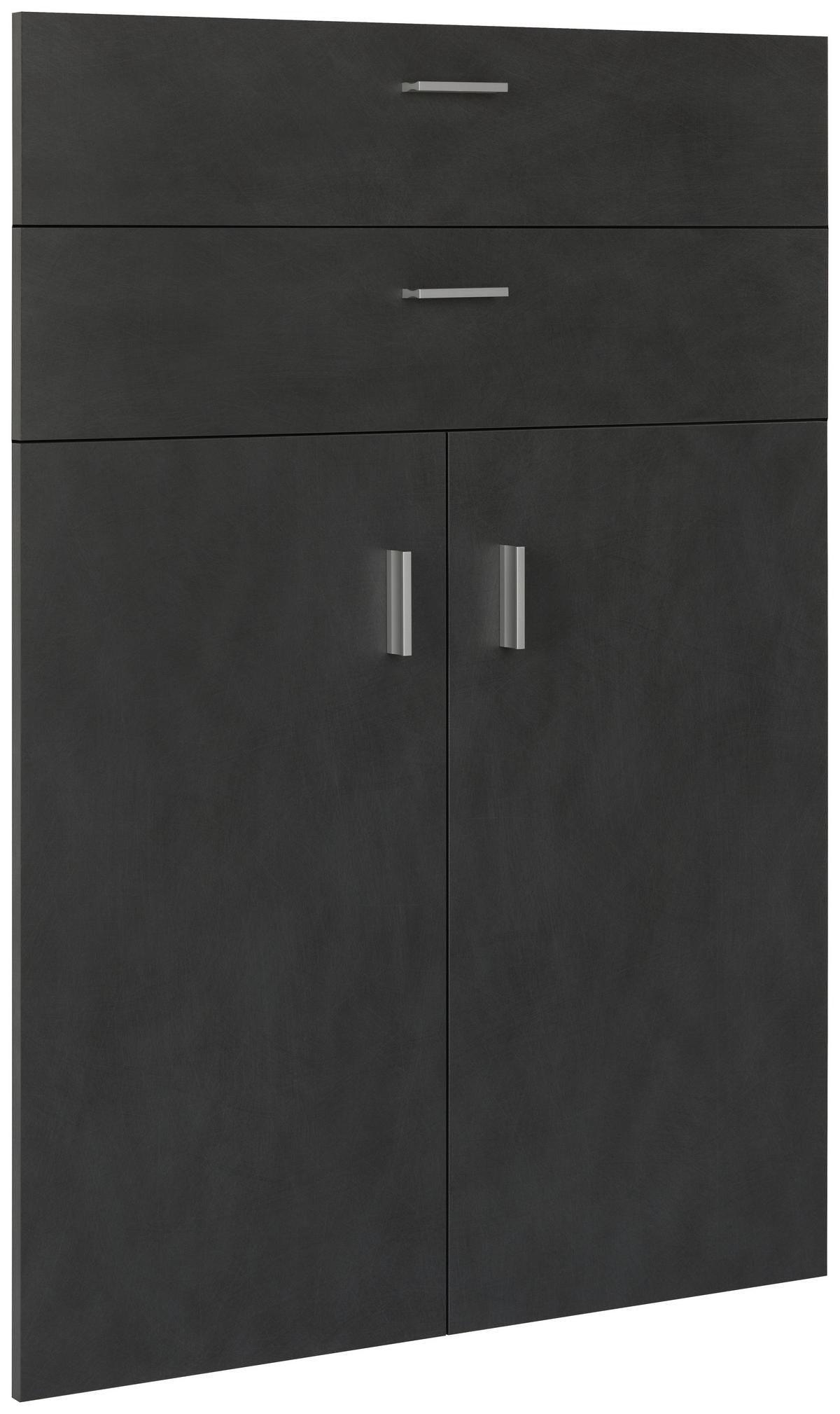 Frontenset In Dunkelgrau - Dunkelgrau, Modern (74/103/2cm) - Mömax