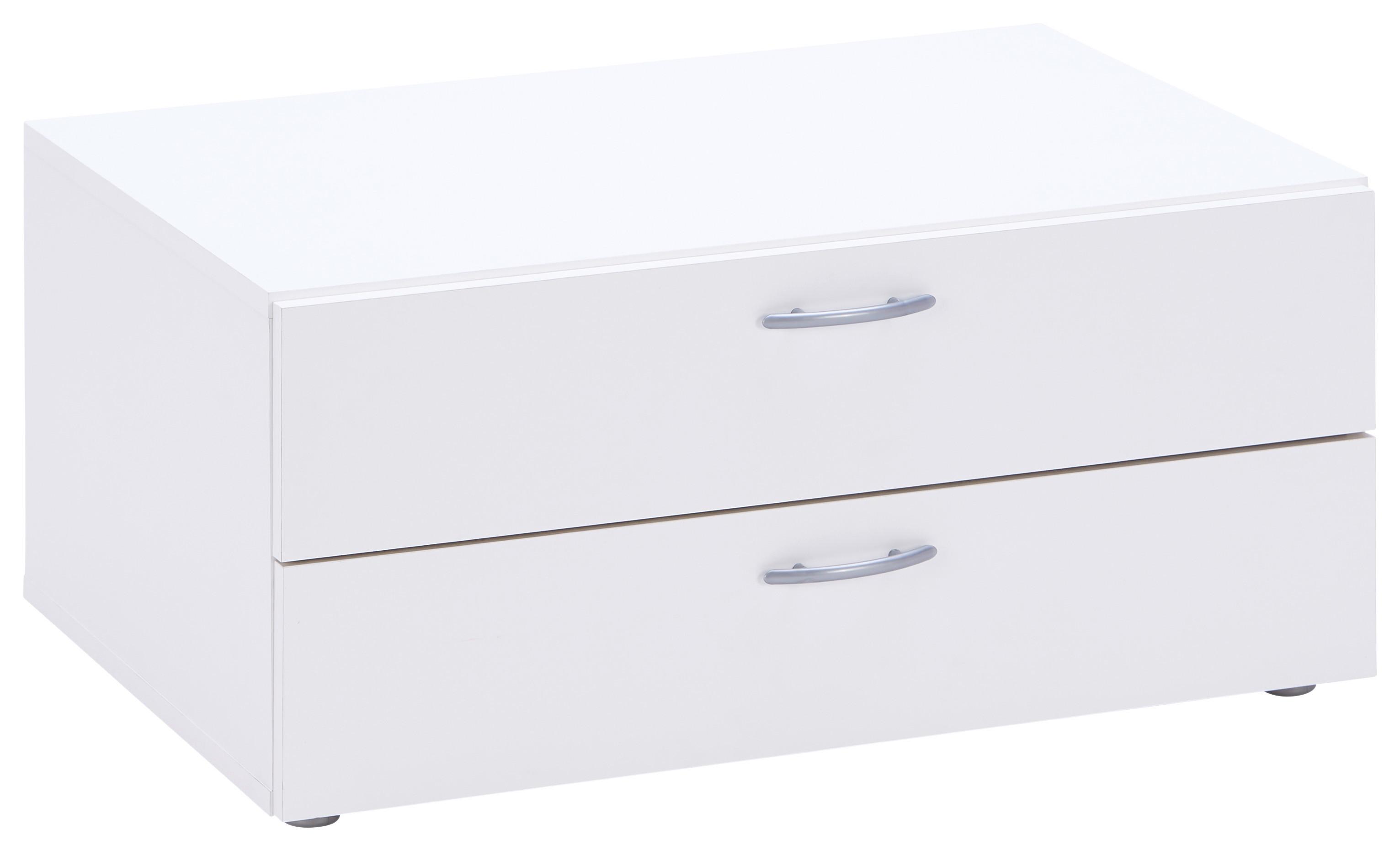 Schubladenbox Basic in Weiss - Weiss, Konventionell, Holzwerkstoff (74/35/52cm) - Mömax