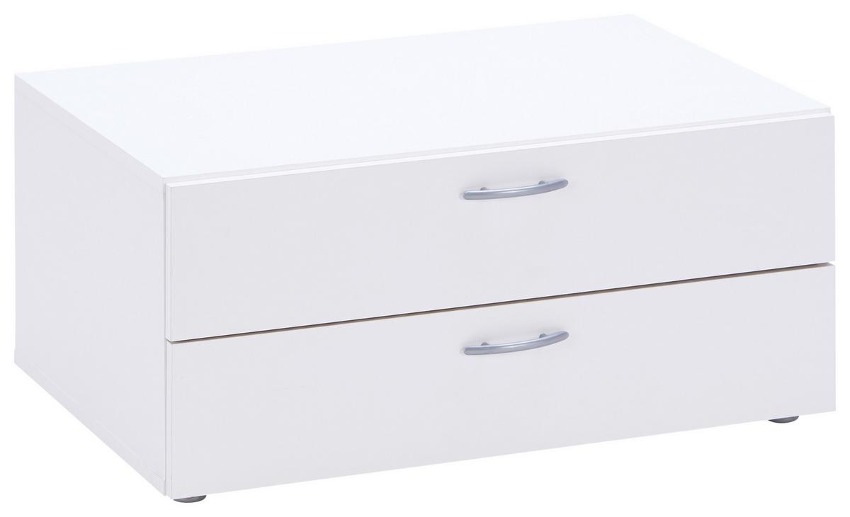 Kutija Za Ladicu Basic - bijela, Konvencionalno, drvni materijal (74/35/52cm) - Best Price