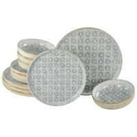 Jedilni Servis Emiliana Grey, 12-Delni - siva/krem barve, Basics, keramika - Creatable