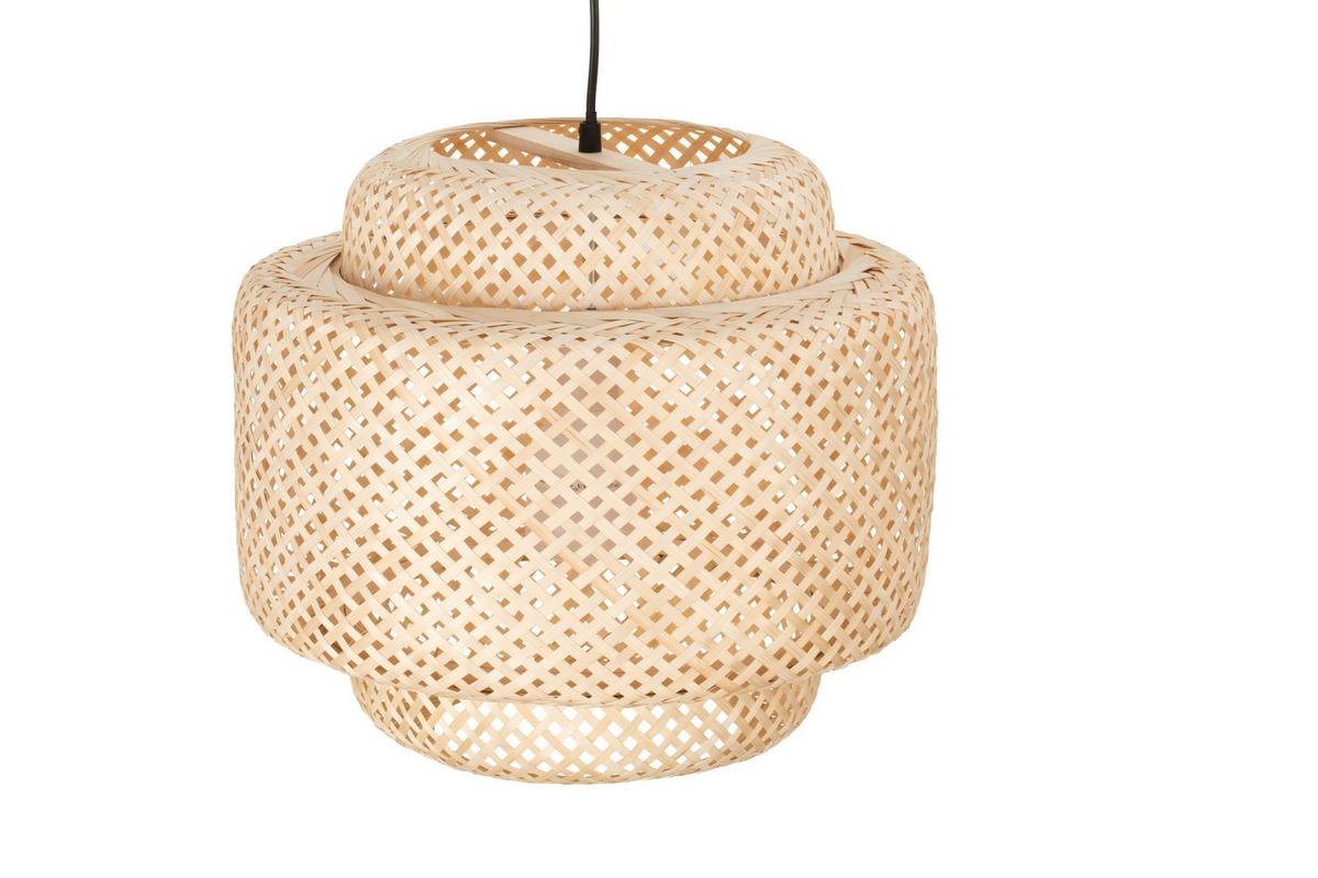LAMPA WISZĄCA TWIST *SBM* - kolor naturalny, Lifestyle, drewno (40/150cm) - Marama