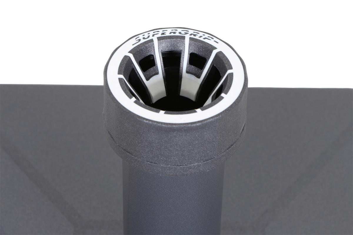 Schirmständer Kunstoff / Beton für DM  2,1-5,4 cm - Anthrazit, KONVENTIONELL, Kunststoff/Stein (40/11/40cm) - Siena Garden