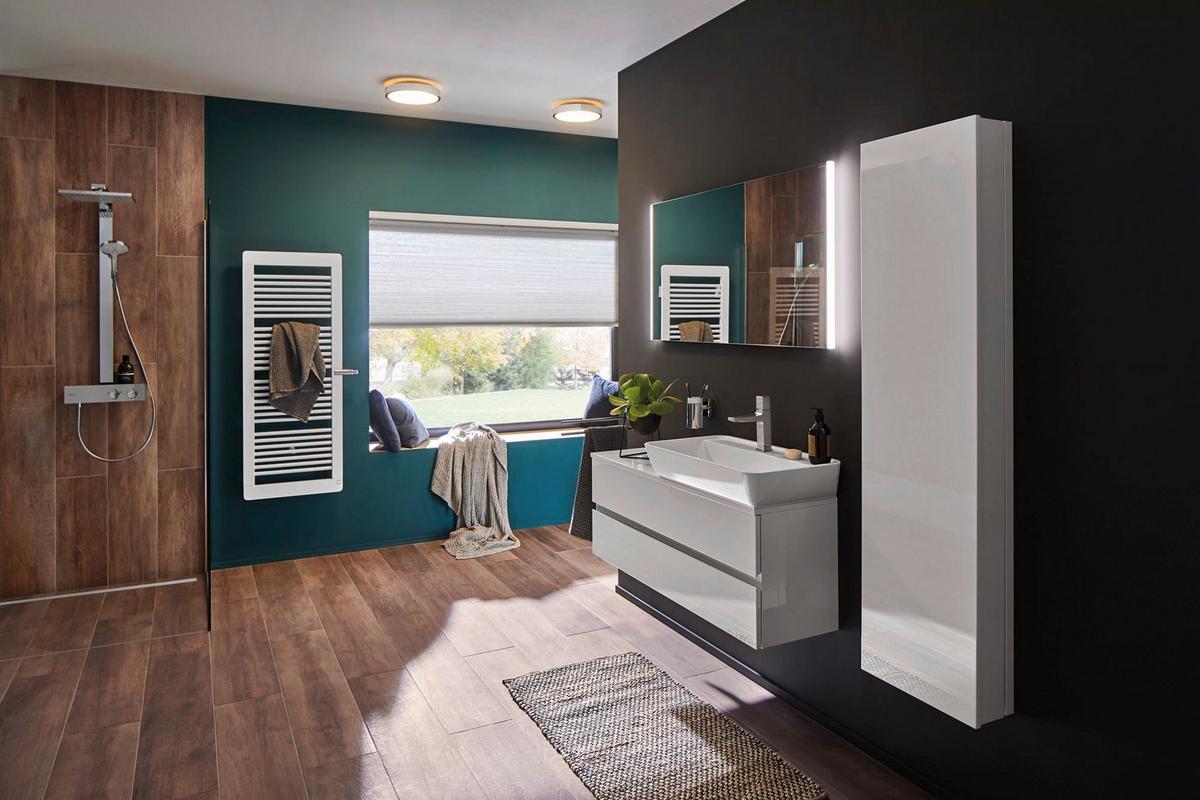 Badezimmer-Deckenleuchte Aviar in Chromfarben max. 20 Watt - Chromfarben, Design, Kunststoff (30/6,2cm) - Paulmann