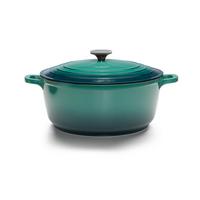 Bratentopf Elisa L Grün - Grün, KONVENTIONELL, Metall (28/12cm) - Modern Living